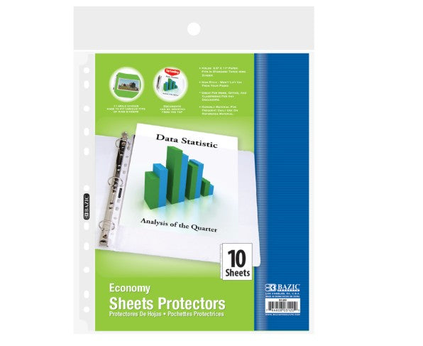 Sheet Protectors - 10 Pack, Case of 288 (2276212)