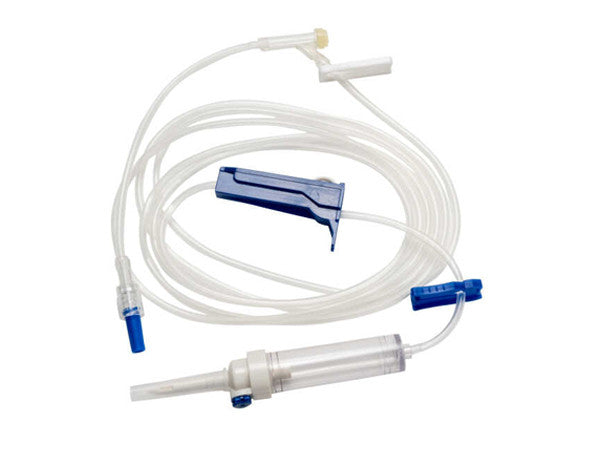 IV Administration Pump Set, 1 Y-Site, 10 Drops/mL, 100" (TCBINF621)