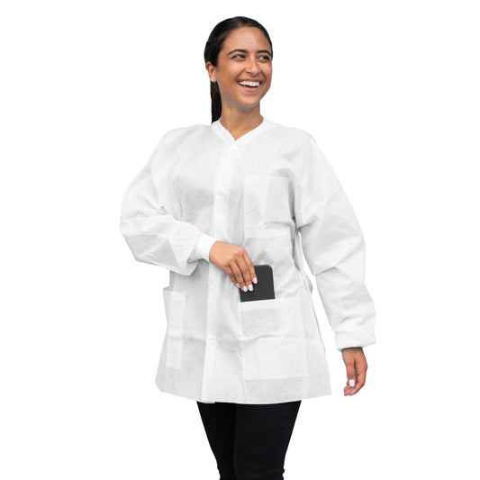 FitMe Lab Jackets S White