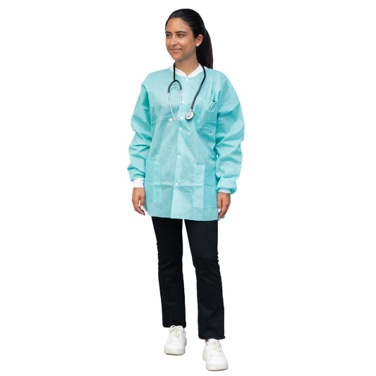 FitMe Lab Jackets L Teal/Green