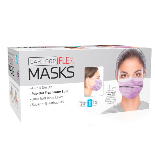 Flex Mask, Level 1 Ear-Loop Face Mask, Lavender (ULM-6184)