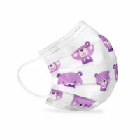 Pediatric Face Mask, Level 3 Ear-Loop UniMals Animal Print (ULM-6372)