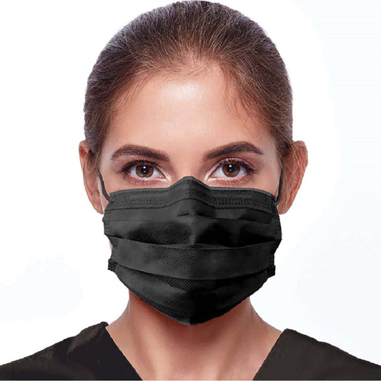 BlakCat, Level 3 Ear-Loop Face Mask, Black (ULM-6380)