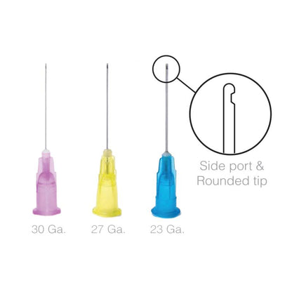Irrigation Probes 27G Side Port Luer Lock, Yellow (URN-55327)
