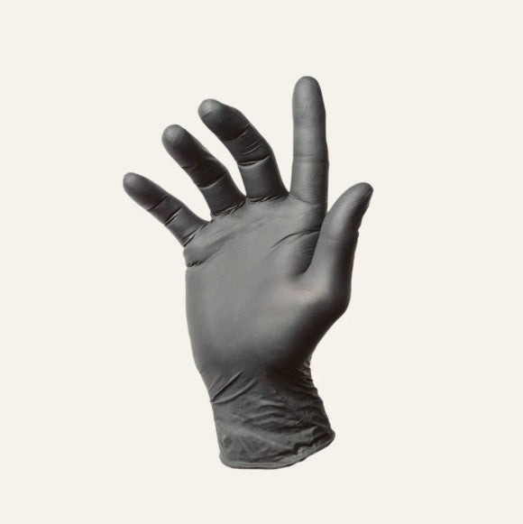 Volt 6 Mil Black Nitrile Exam Gloves, Medium, Case (1202)