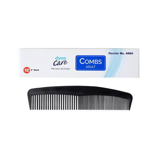 Adult Combs, 5", Black, Case of 240 (4884)