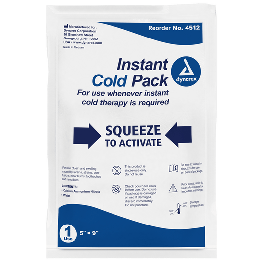 Instant Cold Pack, 5" x 9", 24/cs