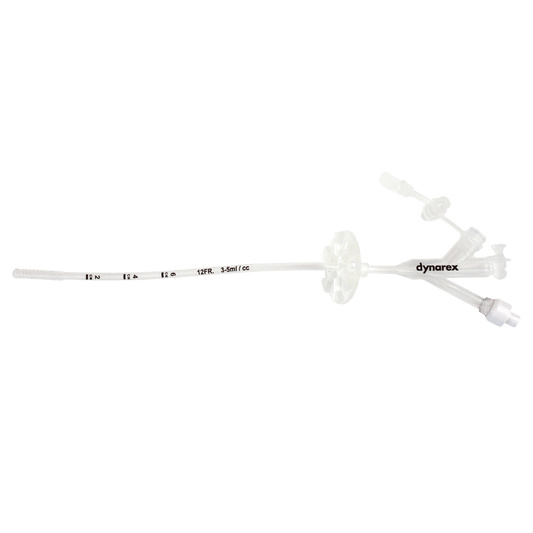 Gastrostomy Tube, 3 port, NON-ENFit, 12 Fr, 5/bx