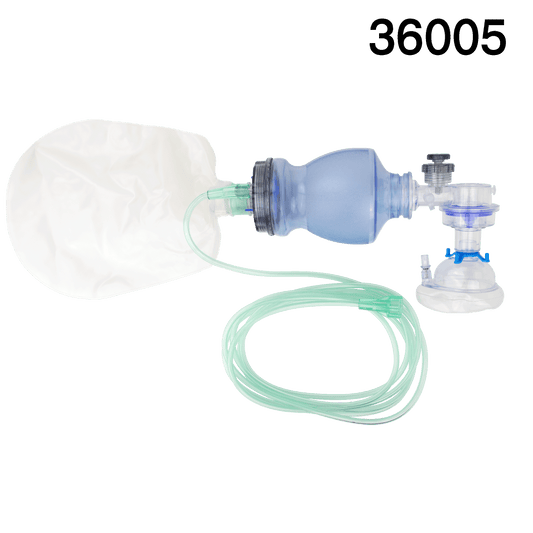 Manual Pulmonary Resuscitator (MPR), Mask, Reservoir Bag, Ox, Infant, 6/cs