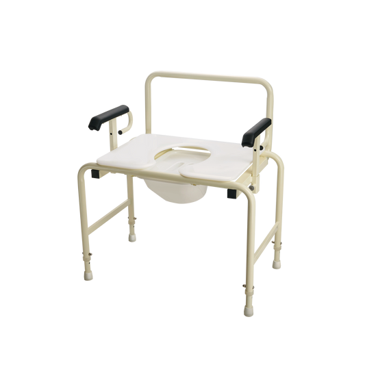 Bariatric HD Drop Arm Commode, 26" 10377