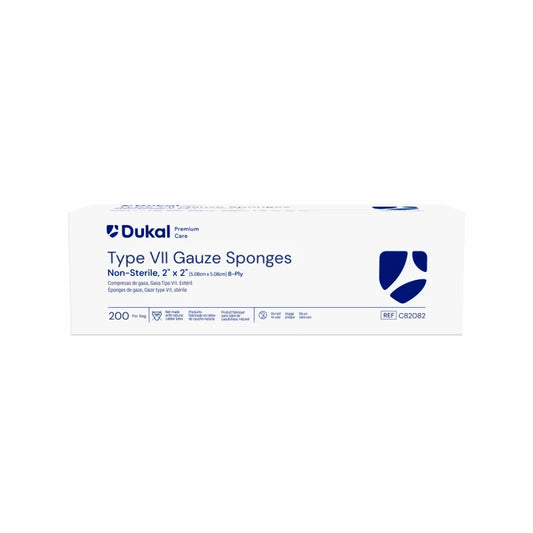 Premium Care Non-Sterile Type VII Gauze Sponges, 8-Ply, 2" x 2" (C82082)