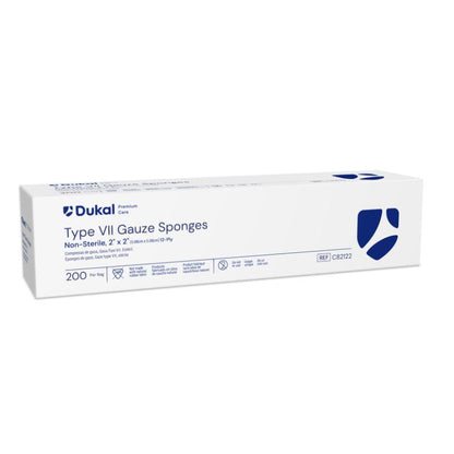 Premium Care Non-Sterile Type VII Gauze Sponges, 12-Ply, 2" x 2" (C82122)
