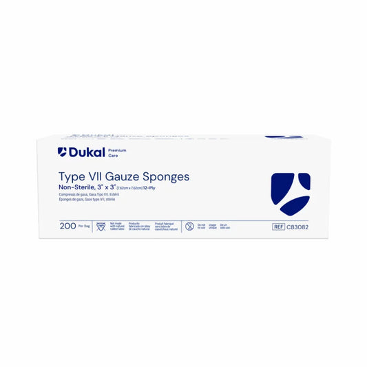Premium Care, Type VII Gauze Sponges, 12-Ply, 3" x 3" (C83082)
