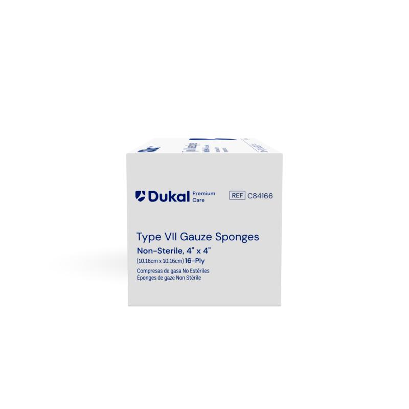 Premium Care Non-Sterile Type VII Gauze Sponges, 16-Ply, 4” x 4” (C84166)