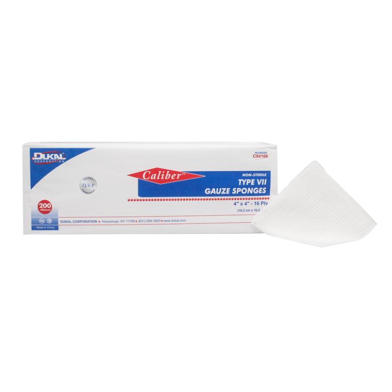 Premium Care Non-Sterile Type VII Gauze Sponges, 16-Ply, 4” x 4” (C84166)