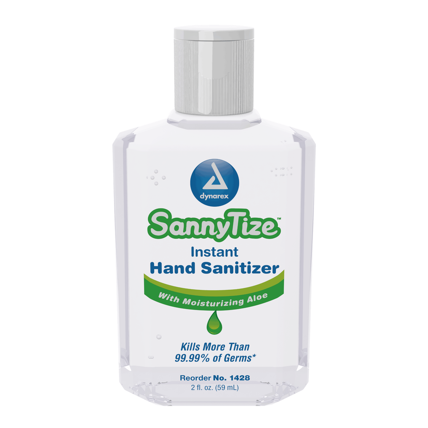 Instant Hand Sanitizer, 2 oz. Square Bottle, 6/24/cs