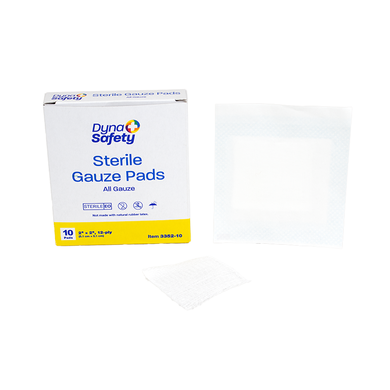 Gauze Pad - Sterile 1's, 2" x 2" 12 Ply, 48/10/cs