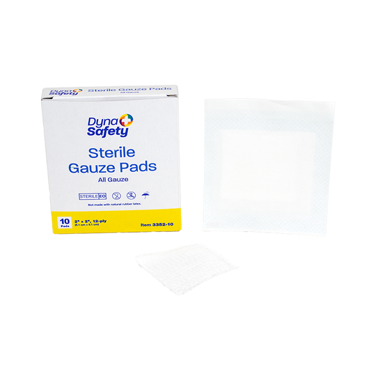 Gauze Pad - Sterile 1's, 2" x 2" 12 Ply, 48/10/cs