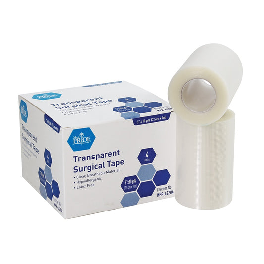 Shield Line Clear Surgical Tape - x 10 Yds. - 12/4/cs medical supply