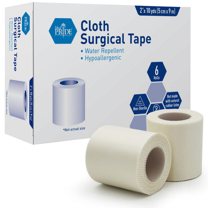 Shield Line Cloth Surgical Tape - 2" x 10 Yds. -12/6/cs. medical supply