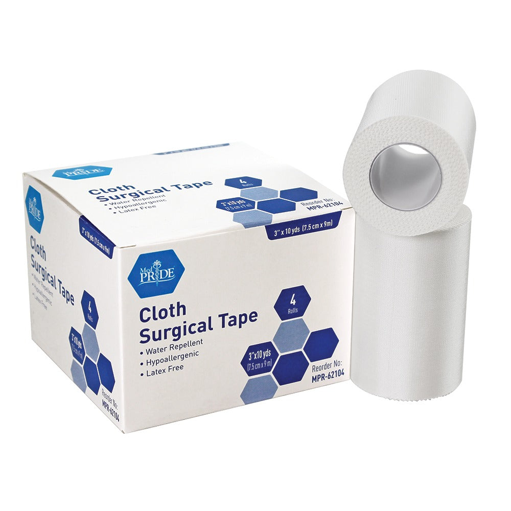 Shield Line Cloth Surgical Tape - 3" x 10 Yds. -12/4/cs. medical supply view 2