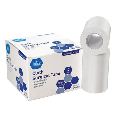 Shield Line Cloth Surgical Tape - 3" x 10 Yds. -12/4/cs. medical supply view 2