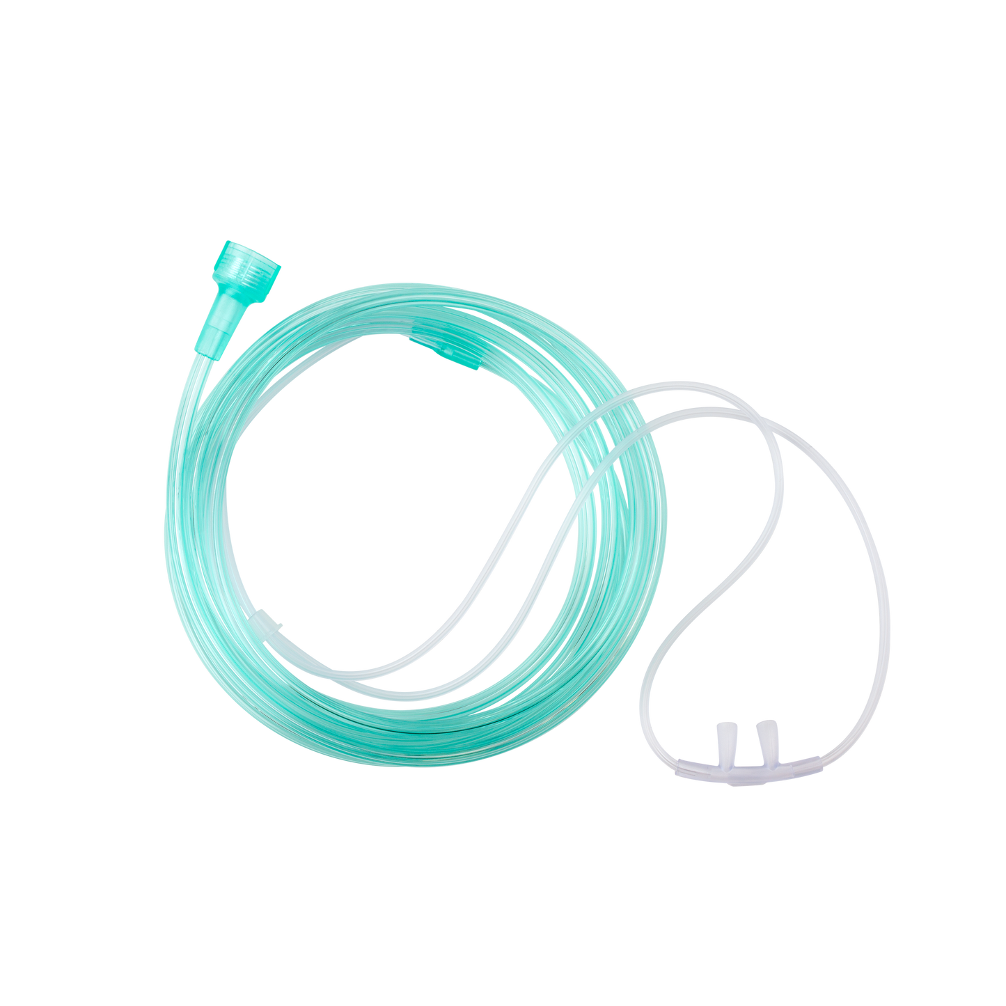 Nasal Oxygen Cannula Cushion Tip w/ 4' (1.2 m) Crush Resista, Adult/Universal Connector, 50/cs