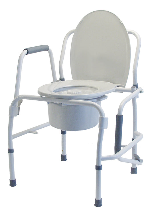 Graham Field Commode Drop Arm Silver Coll Lumex medical supply