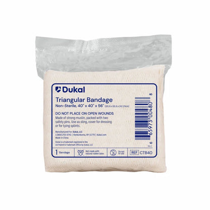 Non-Sterile Triangular Bandage, 40" x 40" x 56" (CTB40)