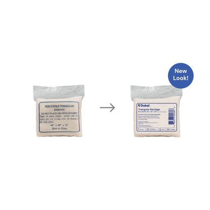 Non-Sterile Triangular Bandage, 40" x 40" x 56" (CTB40)