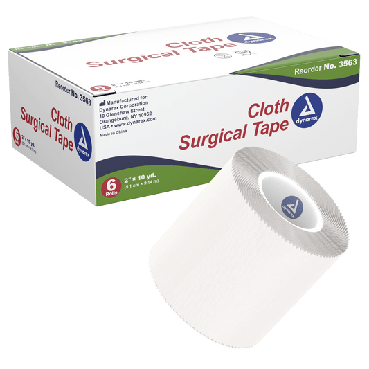 Cloth Surgical Tape, 2" x 10 yd, Case (3563)