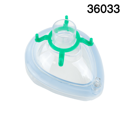 Air Cushion Mask Size w/ Valve #3 (Green Hook), Child/Small Adult, Case (36033)