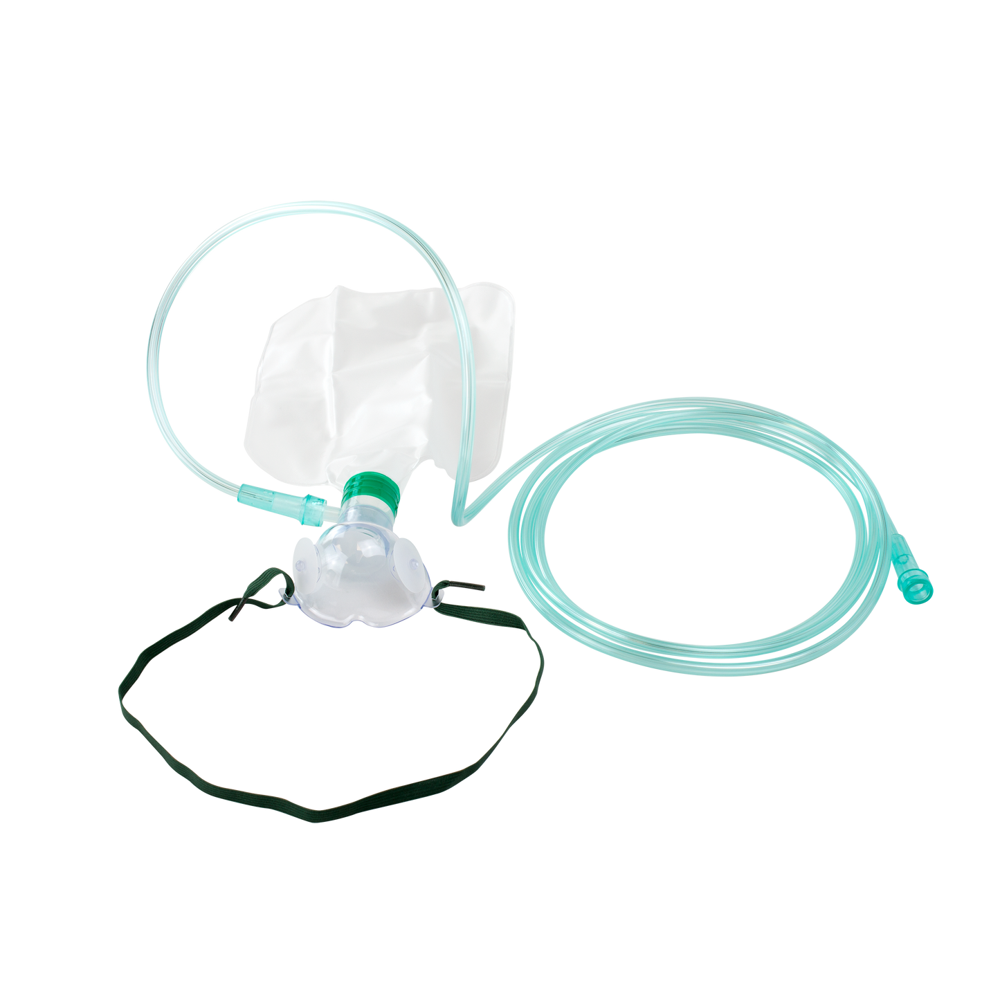 Non-Rebreather Standard Mask w/ 7' (2.1 m) tubing, 600 ml Re, Infant/Standard connector, 50/cs