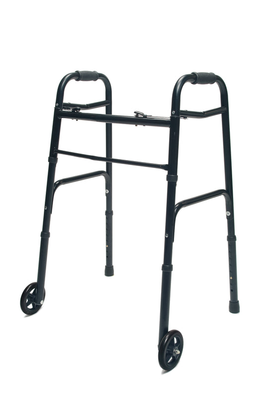 Graham Field Evrydy Wlkr W/whls Dual Rl Blk Adult, 1 Ea, Lumex medical supply