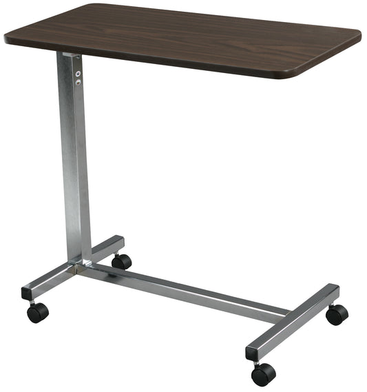 Non Tilt Top Overbed Table, Chrome