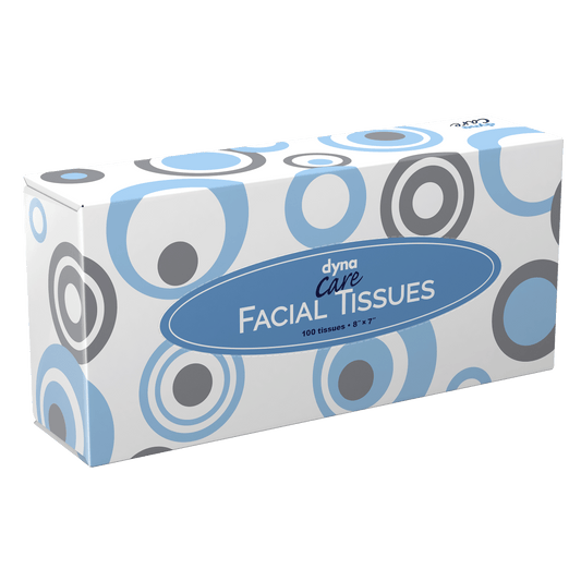 Facial Tissues, 8" x 7", 30/100/cs