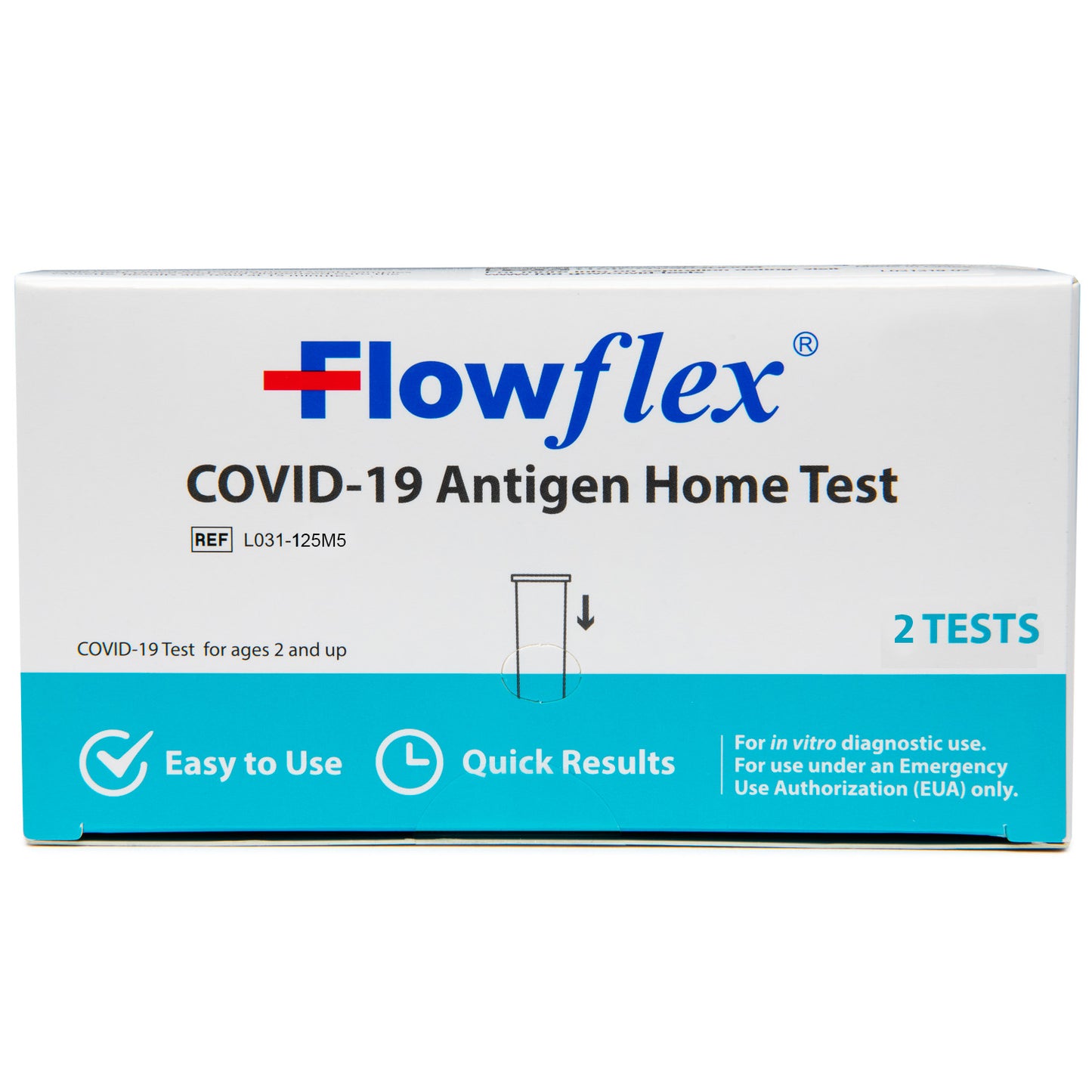 Flowflex COVID-19 Antigen Home Test - 2 Tests/Box (IDL031125M5)