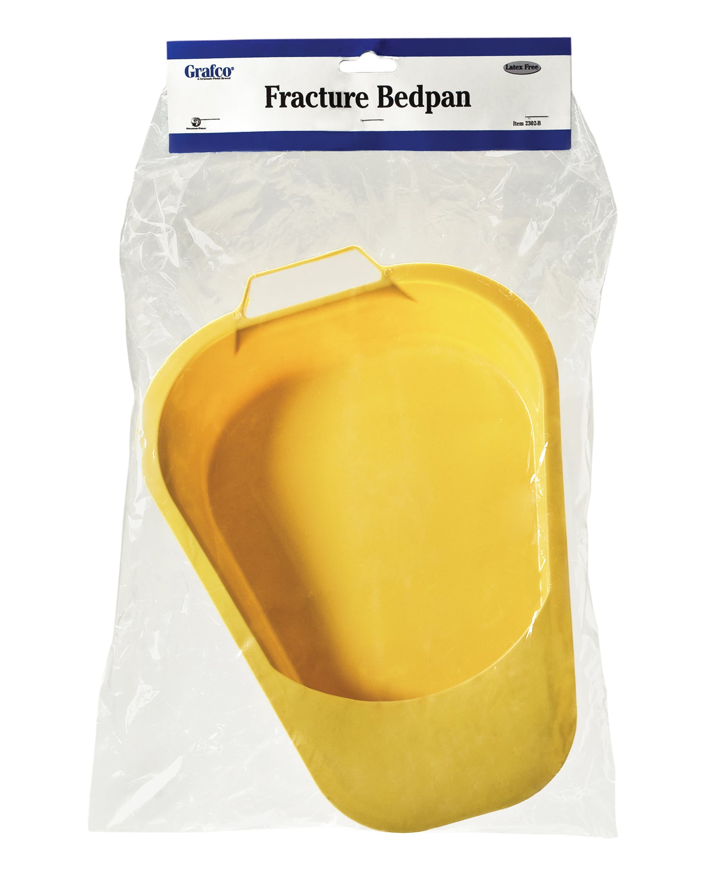 Graham Field Fracture Bedpan G0LD- Hanging Grafco, Individually Wrap medical supply view 2