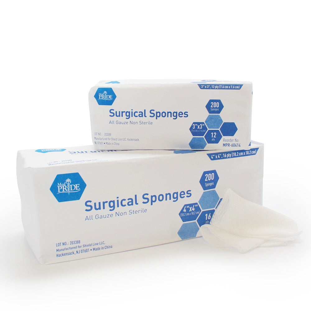 Shield Line Gauze Sponge - N/s - 3x3 - 12 Ply - 20/200/cs. (4M) medical supply