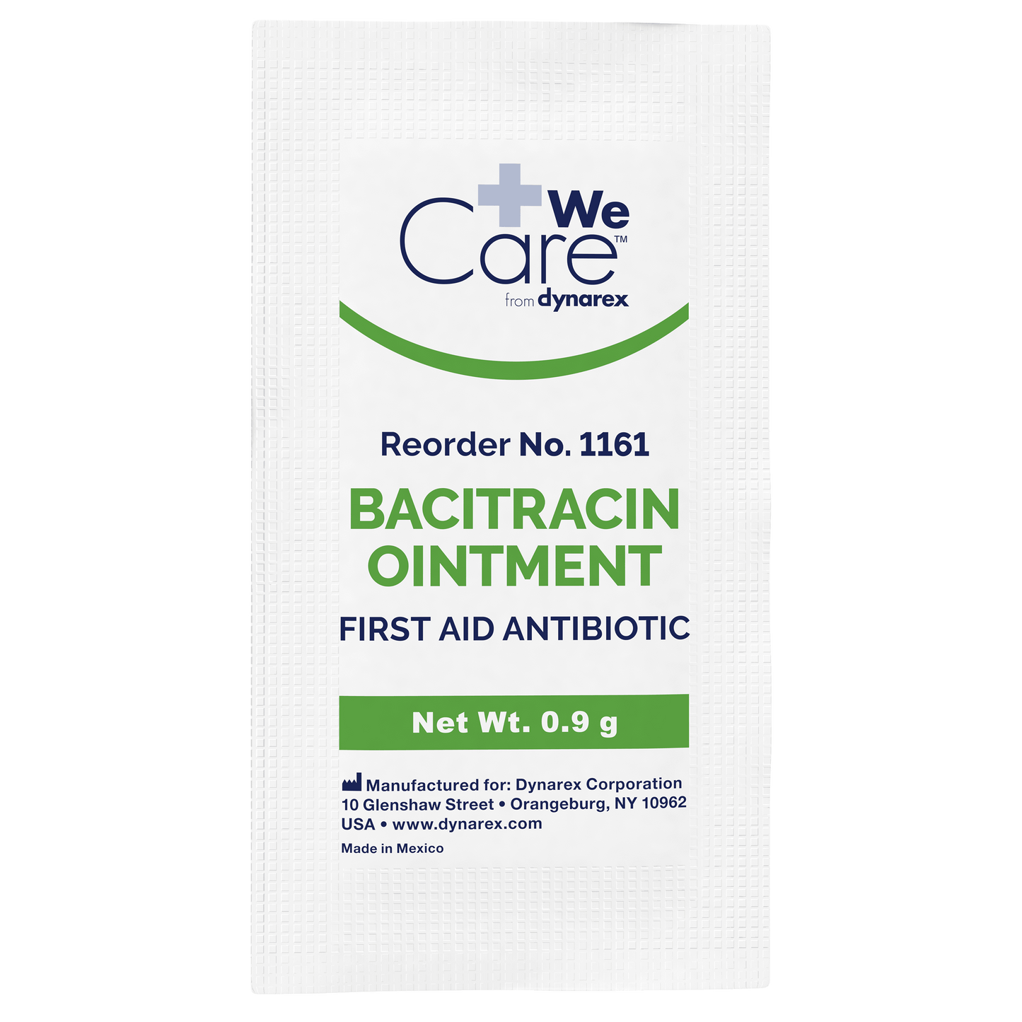 Bacitracin Ointment, 0.9 g Foil Packet, Case (1161)