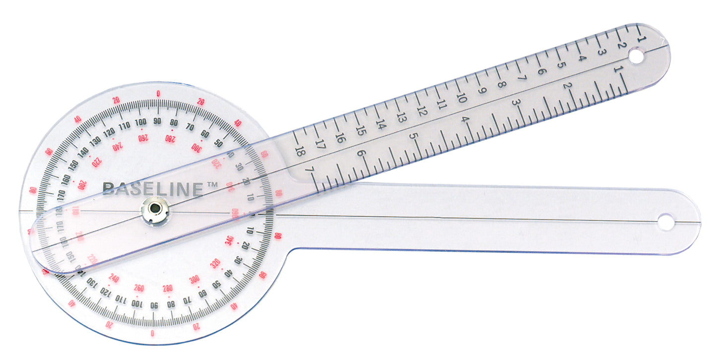 Graham Field Goniometer Orthoped Plastc 12" Grafco medical supply view 2