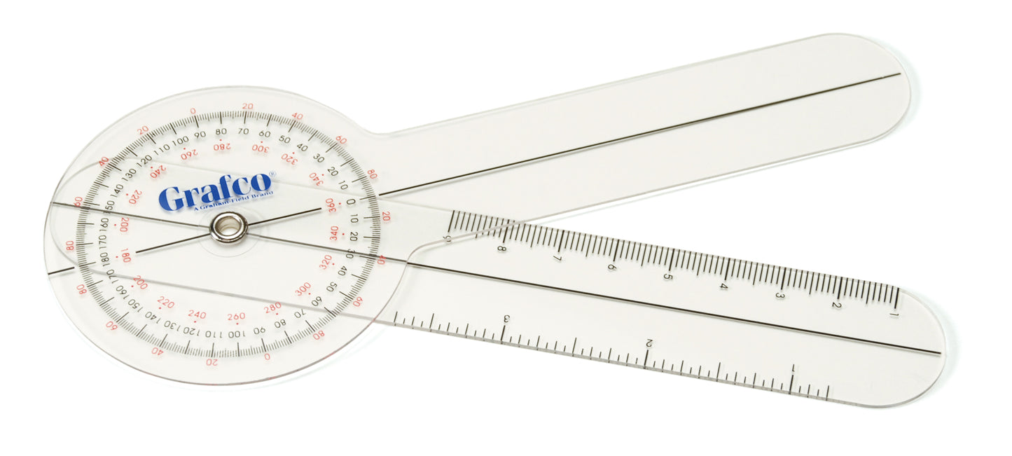 Graham Field Goniometer Pocket Plastic 360D Grafco medical supply