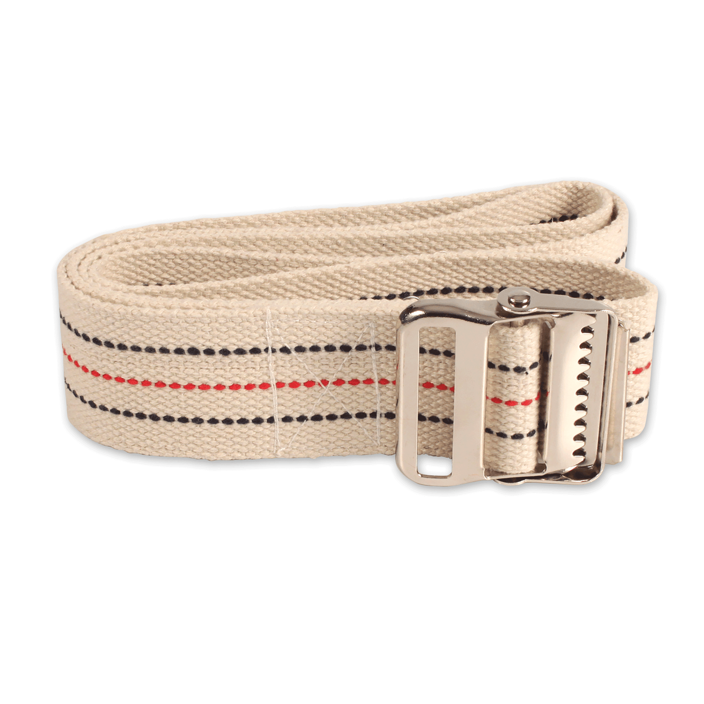 Gait Belt - Metal buckle, 60" x 2", Natural Color, 1/bag,36 bags/case