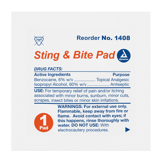 Sting & Bite Pad, 3000/cs