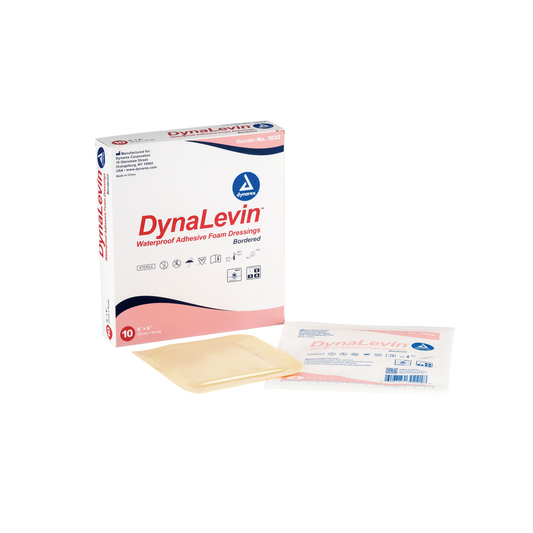 DynaLevin - Waterproof Adhesive Bordered Foam, 6" x 6", Case (3022)