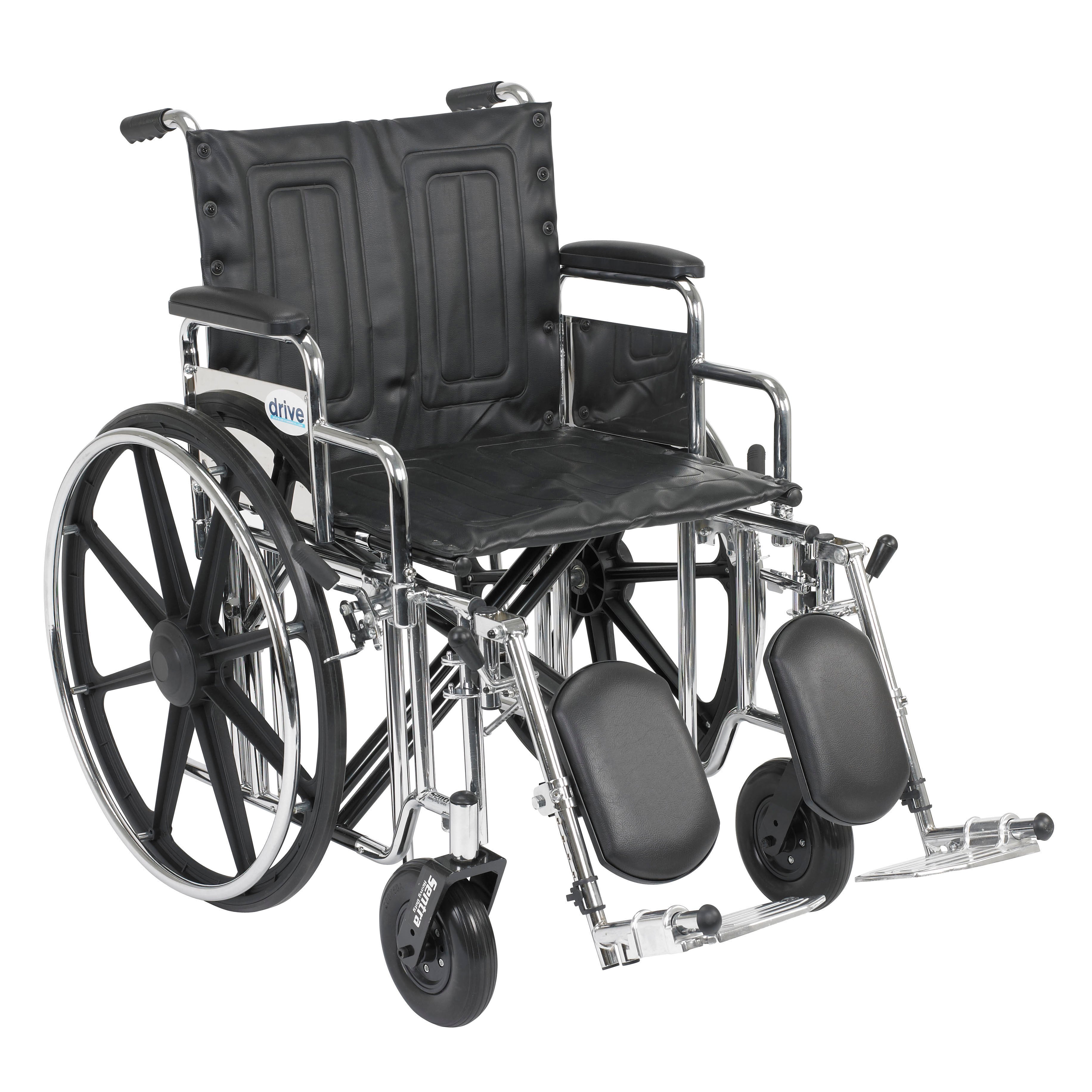 Sentra Extra Heavy Duty Wheelchair, Detachable Desk Arms, Elevating Leg ...