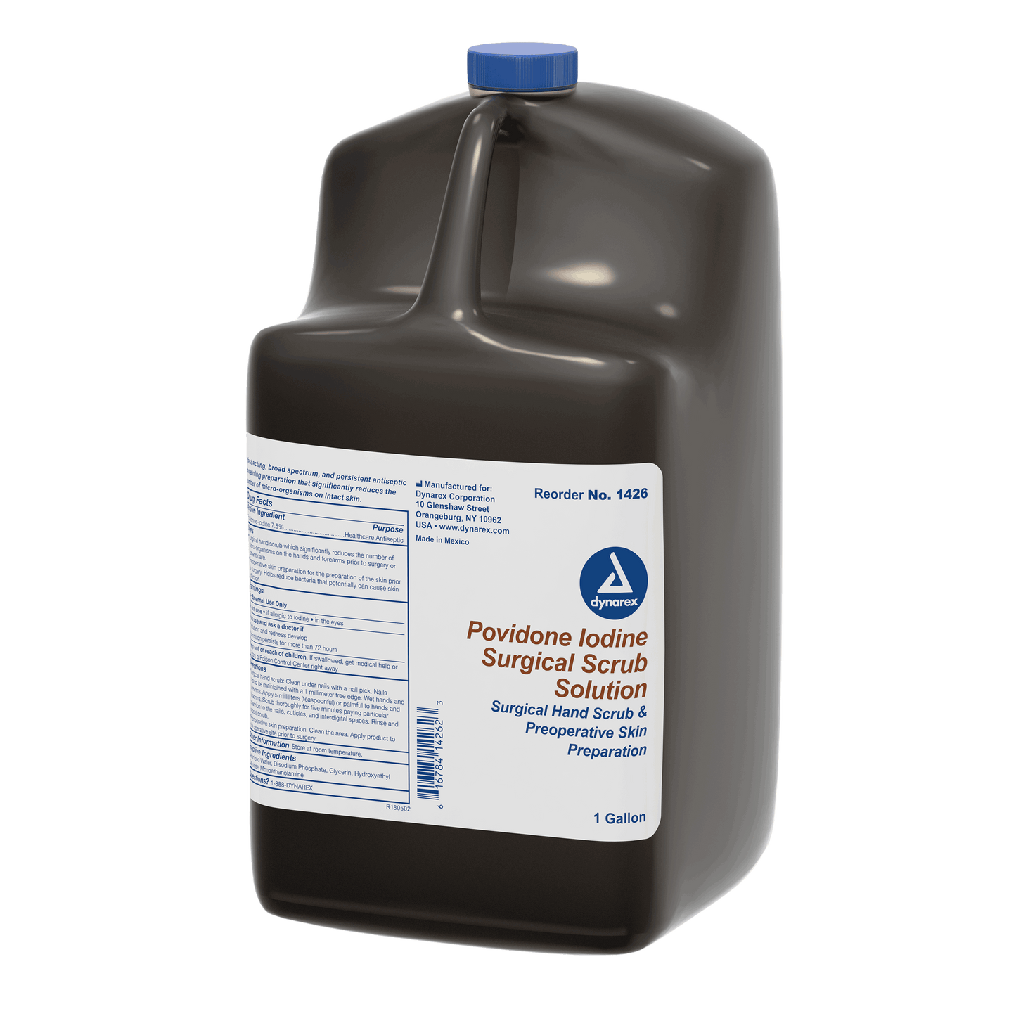 Povidone Iodine Scrub Solution, 1 gal. Bottle, 4/cs