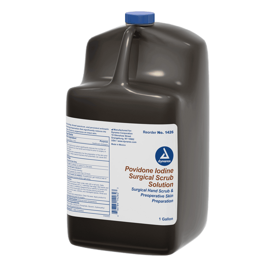 Povidone Iodine Scrub Solution, 1 gal. Bottle, 4/cs