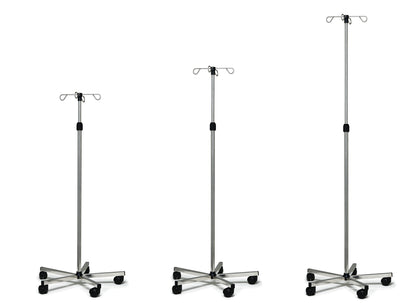 Graham Field Iv Pole Stainless Steel 4HOOK Lumex medical supply view 4