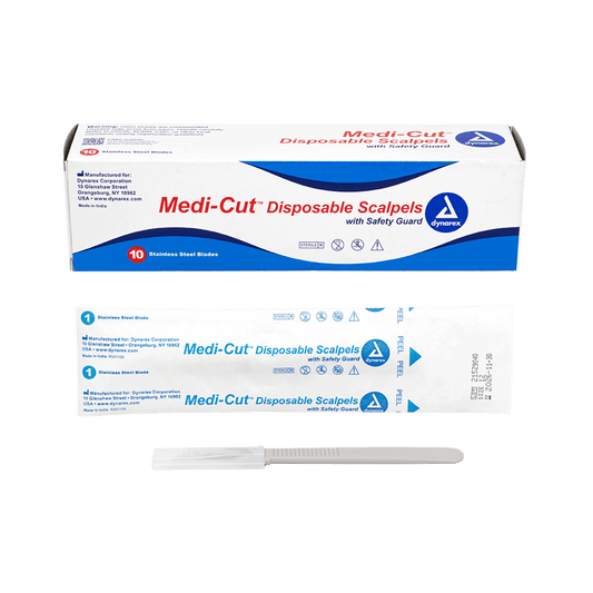 Medicut Scalpels Disposable Sterile, #12, 10/bx